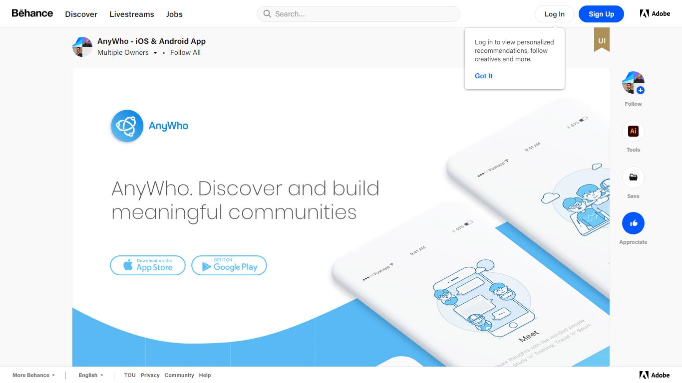 AnyWho - iOS & Android App on Behance